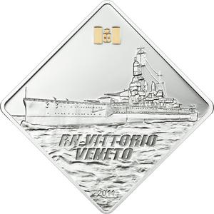Palau / Silver Two Ounces 2011 RN Vittorio Veneto - reverse photo