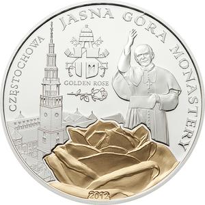 Palau / Silver Half Ounce 2012 Jasna Gora Monastery - reverse photo