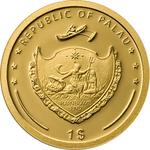 One Dollar Gold 2009 Don Bosco: Photo Coin, Palau, One Dollar Gold 2009 Don Bosco / thumbnail