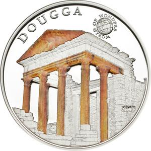 Palau / Five Dollars Silver 2015 Dougga - reverse photo
