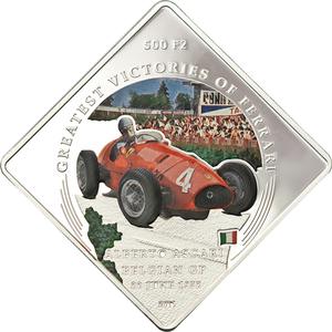 Palau / One Dollar 2011 Ferrari F2 - A Ascari - reverse photo