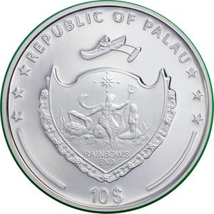 Palau / Silver Two Ounces 2021 Rainforest - obverse photo