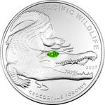 Five Dollar Silver 2007 Saltwater Crocodile: Photo Coin, Palau, Five Dollar Silver 2007 Saltwater Crocodile / thumbnail