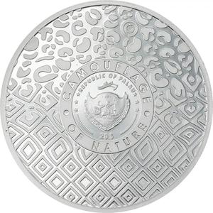 Palau / Silver Three Ounces 2023 Camouflage of Nature - Zebra - obverse photo