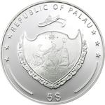 Five Dollars Silver 2007 Pearl Oyster: Photo Coin, Palau, Five Dollars Silver 2006 Pearl Oyster / thumbnail