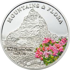Palau / Five Dollars Silver 2009 Matterhorn - reverse photo