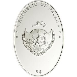 Palau / Five Dollars Silver 2008 Illusions - Don Quixote - obverse photo