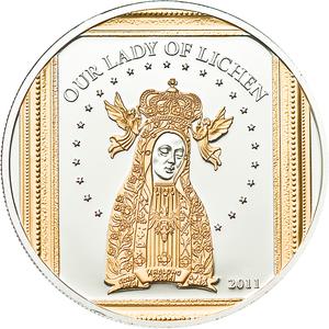 Palau / Silver Half Ounce 2011 Our Lady of Lichen - reverse photo