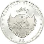 Five Dollars Silver 2013 The Historic Meeting - Two Popes: Photo Coin, Palau, Five Dollars Silver 2013 The Historic Meeting - Two Popes / thumbnail