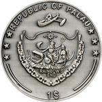 One Dollar - Poker Hole Cards - Ladies: Photo Coin, Palau, One Dollar - Poker Hole Cards - Ladies / thumbnail