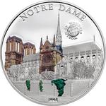 Five Dollars Silver 2014 Notre Dame: Photo Coin, Palau, Five Dollars Silver 2014 Notre Dame / thumbnail