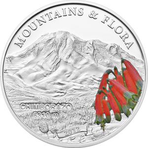 Palau / Five Dollars Silver 2012 Chimborazzo - reverse photo