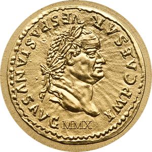 Palau / Gold Half Gram 2010 Vespasian - reverse photo