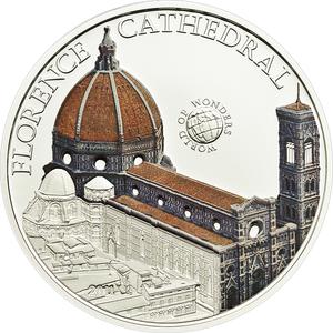 Palau / Five Dollars Silver 2011 Florence Cathedral - reverse photo