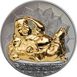 Silver Two Ounces 2018 Laughing Buddha: Photo Coin, Palau, Silver Two Ounces 2018 Laughing Buddha / thumbnail