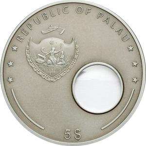 Palau / Five Dollars Silver 2008 The Hubble - obverse photo