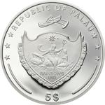 Five Dollars Silver 2016 White House: Photo Coin, Palau, Five Dollars Silver 2016 White House / thumbnail