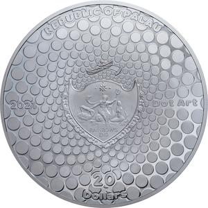 Palau / Silver Three Ounces 2021 The Whale - obverse photo