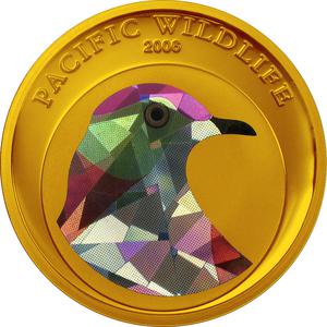 Palau / Gold Ounce 2006 Superb Fruit Dove - reverse photo