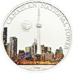 Five Dollars Silver 2011 Canadian National Tower: Photo Coin, Palau, Five Dollars Silver 2011 Canadian National Tower / thumbnail
