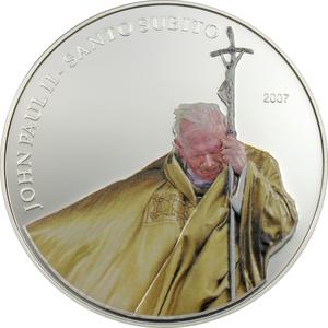 Palau / One Dollar 2007 Pope John Paul II - reverse photo