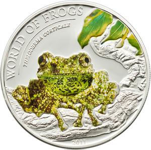 Palau / Silver Half Ounce 2011 Theloderma Corticale - reverse photo