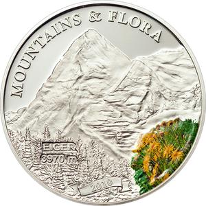 Palau / Five Dollars Silver 2010 Eiger - reverse photo
