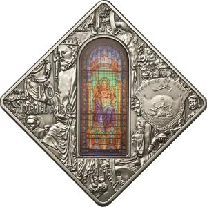 Palau / Silver Fifty Grams 2011 Santiago de Compostela - obverse photo