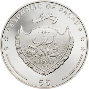 Palau / Silver Ounce 2018 Summer of Love - obverse photo