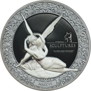 Palau / Silver Two Ounces 2016 Cupid and Psyche - reverse photo