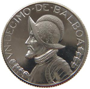Panama / One-tenth Balboa 1971 - reverse photo