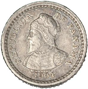 Panama / Two and a Half Centesimos 1904 - obverse photo