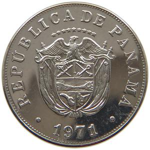 Panama / Five Centesimos 1971 - obverse photo