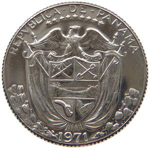 Panama / One-tenth Balboa 1971 - obverse photo
