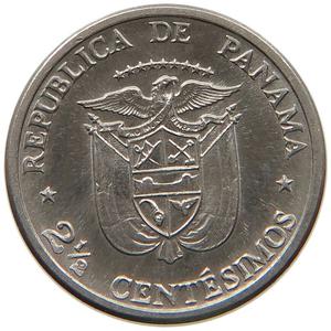 Panama / Two and a Half Centesimos 1973 - obverse photo