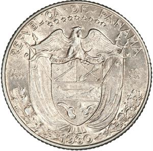 Panama / One-tenth Balboa 1930 - reverse photo