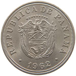 Panama / Five Centesimos 1962 - obverse photo