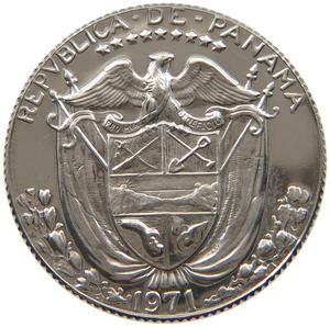 Panama / Quarter Balboa 1971 - obverse photo