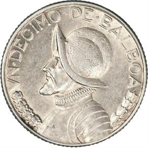 Panama / One-tenth Balboa 1930 - obverse photo