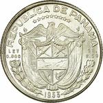Panama / One-tenth Balboa 1953 - obverse photo