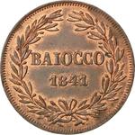 One Baioccho 1841: Photo Coin, Papal States, One Baioccho 1841 / thumbnail