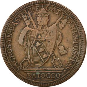 Papal States / One Baioccho 1801 - obverse photo