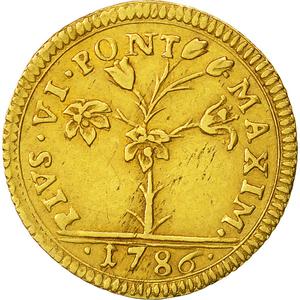 Papal States / Fifteen Paoli 1786 - obverse photo