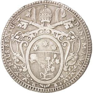 Papal States / Scudo 1780 - reverse photo