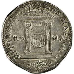 Papal States / Testone 1628 - reverse photo