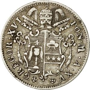 Papal States / Testone of Pope Paul V - obverse photo