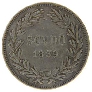 Papal States / Scudo 1839 - reverse photo