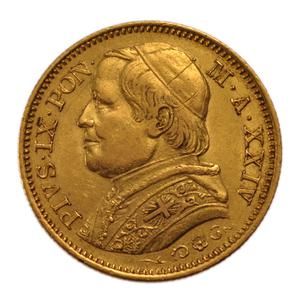 Papal States / Twenty Lire 1870 - obverse photo