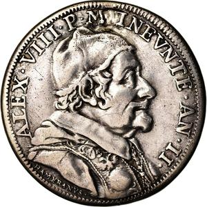 Papal States / Testone 1690 - obverse photo