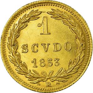Papal States / Scudo 1853 - reverse photo